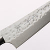 Yu Kurosaki Senko Ei SG2 Hammered Petty-Utility 130mm Clear and Wood Pattern Acrylic Handle - Seisuke Knife - Slide 3