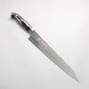 Yu Kurosaki Senko Ei SG2 Hammered Sujihiki 270mm Black Purple Acrylic Handle - Seisuke Knife - Slide 1