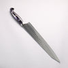 Yu Kurosaki Senko Ei SG2 Hammered Sujihiki 270mm Black Purple Acrylic Handle - Seisuke Knife - Slide 2