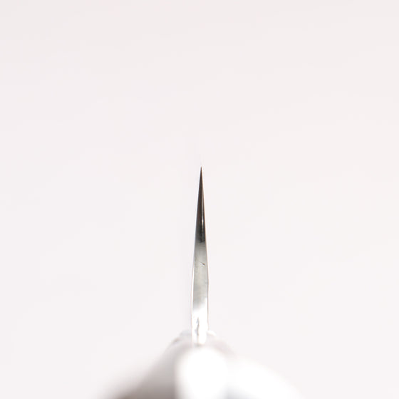 Yu Kurosaki Senko Ei SG2 Hammered Sujihiki 240mm Black Purple Acrylic Handle - Seisuke Knife