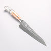 Yu Kurosaki Senko Ei SG2 Hammered Petty-Utility 150mm Clear and Wood Pattern Acrylic Handle - Seisuke Knife - Slide 1