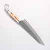 Yu Kurosaki Senko Ei SG2 Hammered Petty-Utility 150mm Clear and Wood Pattern Acrylic Handle - Seisuke Knife - Slide 2