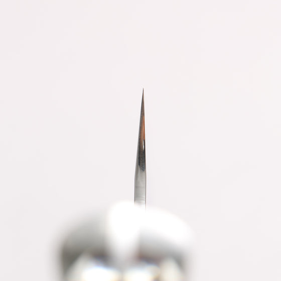 Yu Kurosaki Senko Ei SG2 Hammered Small Santoku 150mm Clear and Wood Pattern Acrylic Handle - Seisuke Knife