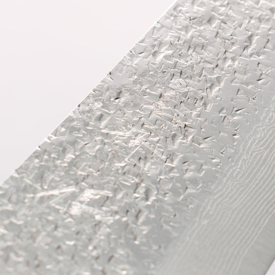 Yu Kurosaki Shizuku SG2 Hammered Damascus Gyuto 270mm Red and Wood Pattern Acrylic Handle - Seisuke Knife