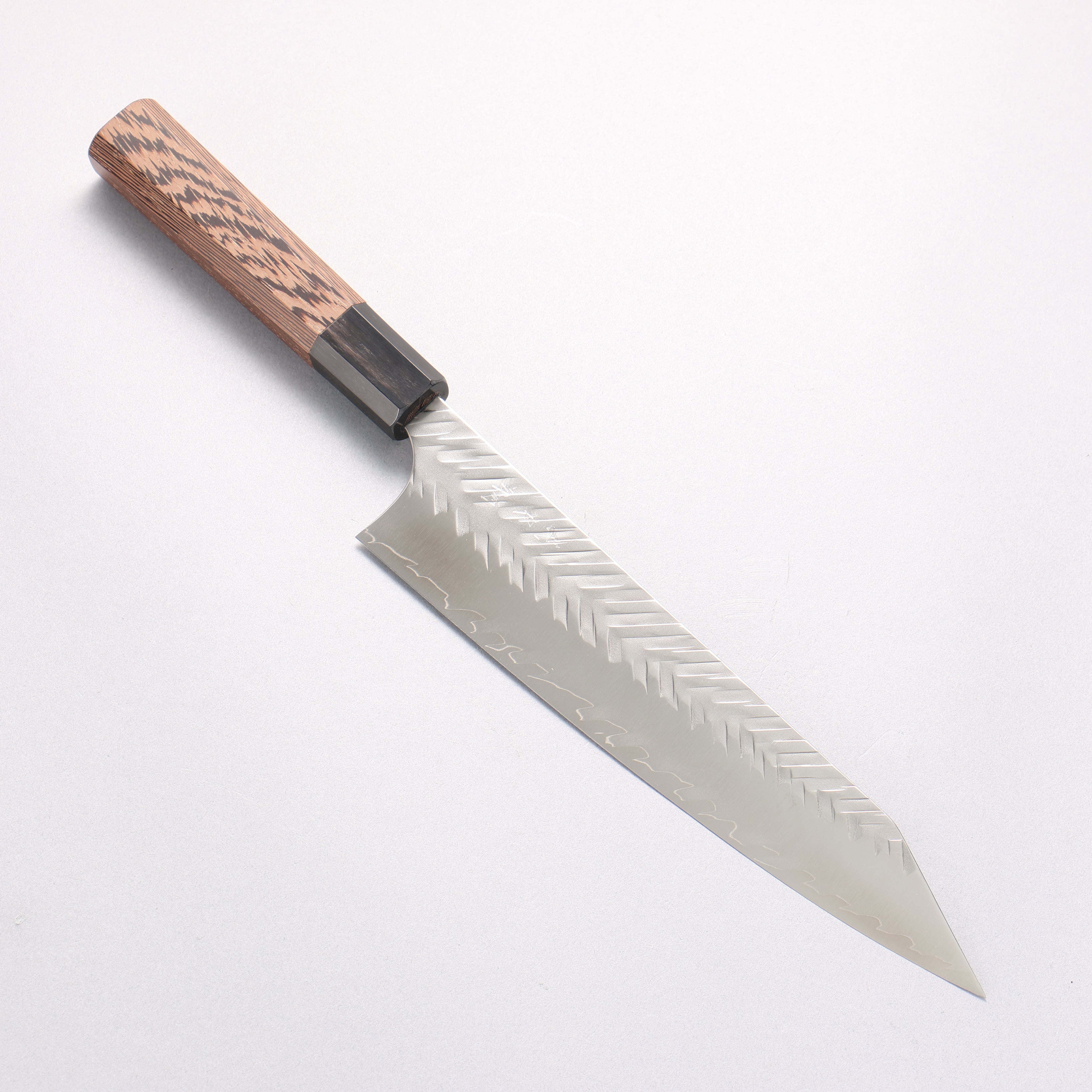 Yoshimi Kato SG2 Hammered (V) Kiritsuke Gyuto 210mm Wenge Handle - Seisuke Knife