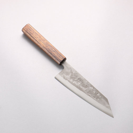 Oul SLD Nashiji Bunka 170mm Baikoku Soot Black Oak Handle - Seisuke Knife