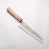 Oul SLD Nashiji Kiritsuke Gyuto 200mm Baikoku Soot Black Oak Handle - Seisuke Knife - Slide 1