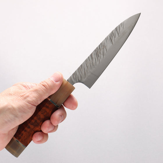 Yu Kurosaki Fujin SG2 Hammered Petty-Utility  120mm Snakewood (with Double Marble Horns) Handle 