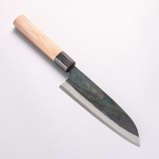 Sakai Takayuki Blue Steel No.2 Kurouchi Santoku 170mm with Walnut Handle