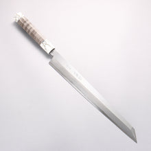  Sakai Takayuki Byakko White Steel No.1 Kiritsuke Yanagiba 300mm Stabilized wood Handle with Sheath - Seisuke Knife