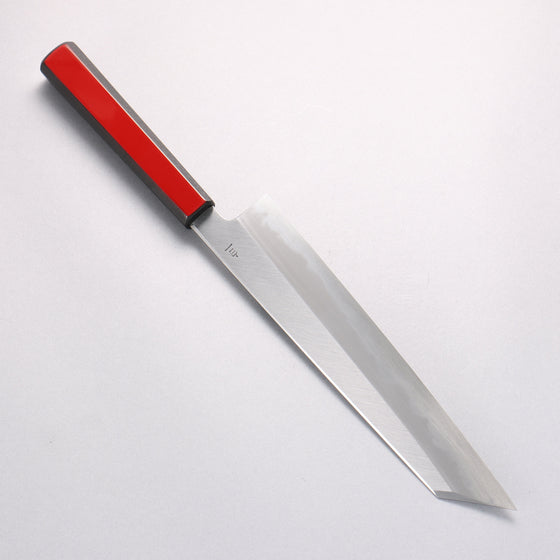 Kagekiyo White Steel No.1 Kiritsuke Gyuto 240mm Akaro Lacquered (Magnolia) Handle - Seisuke Knife