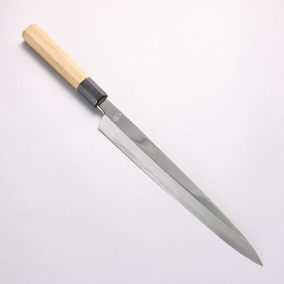 Choyo Silver Steel No.3 Mirrored Finish Yanagiba 270mm Magnolia Handle - Seisuke Knife