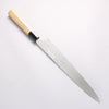 Choyo Silver Steel No.3 Mirrored Finish Yanagiba 270mm Magnolia Handle - Seisuke Knife - Slide 2