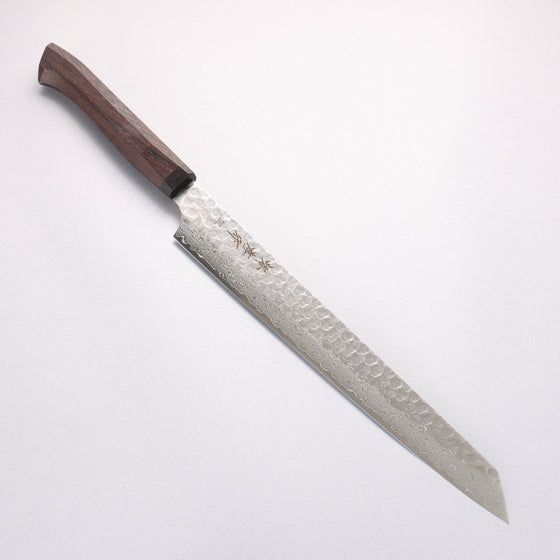 Sakai Takayuki Hien AUS10 45 Layer Damascus Kiritsuke Sujihiki 300mm Wenge Handle - Seisuke Knife
