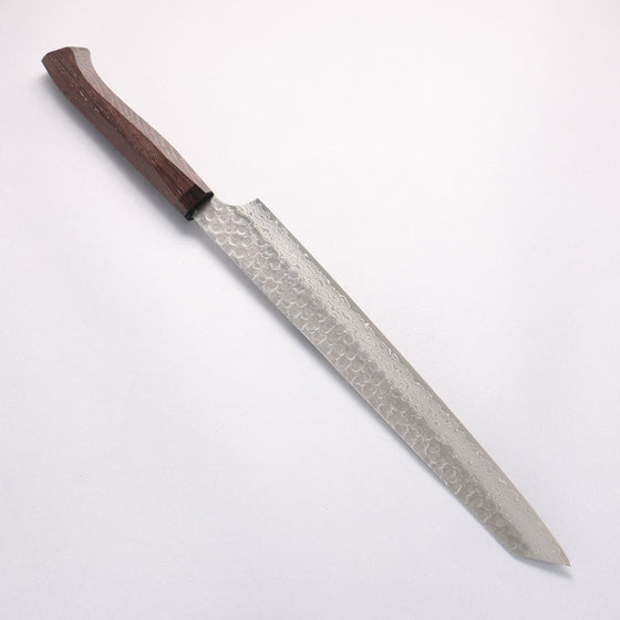 Sakai Takayuki Hien AUS10 45 Layer Damascus Kiritsuke Sujihiki 300mm Wenge Handle - Seisuke Knife