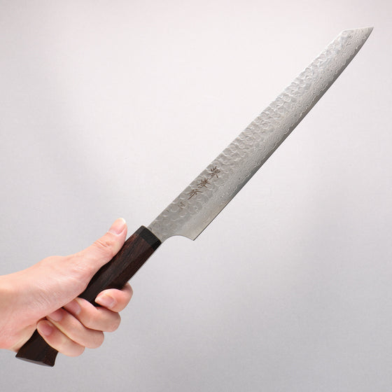 Sakai Takayuki Hien AUS10 45 Layer Damascus Kiritsuke Sujihiki 300mm Wenge Handle - Seisuke Knife
