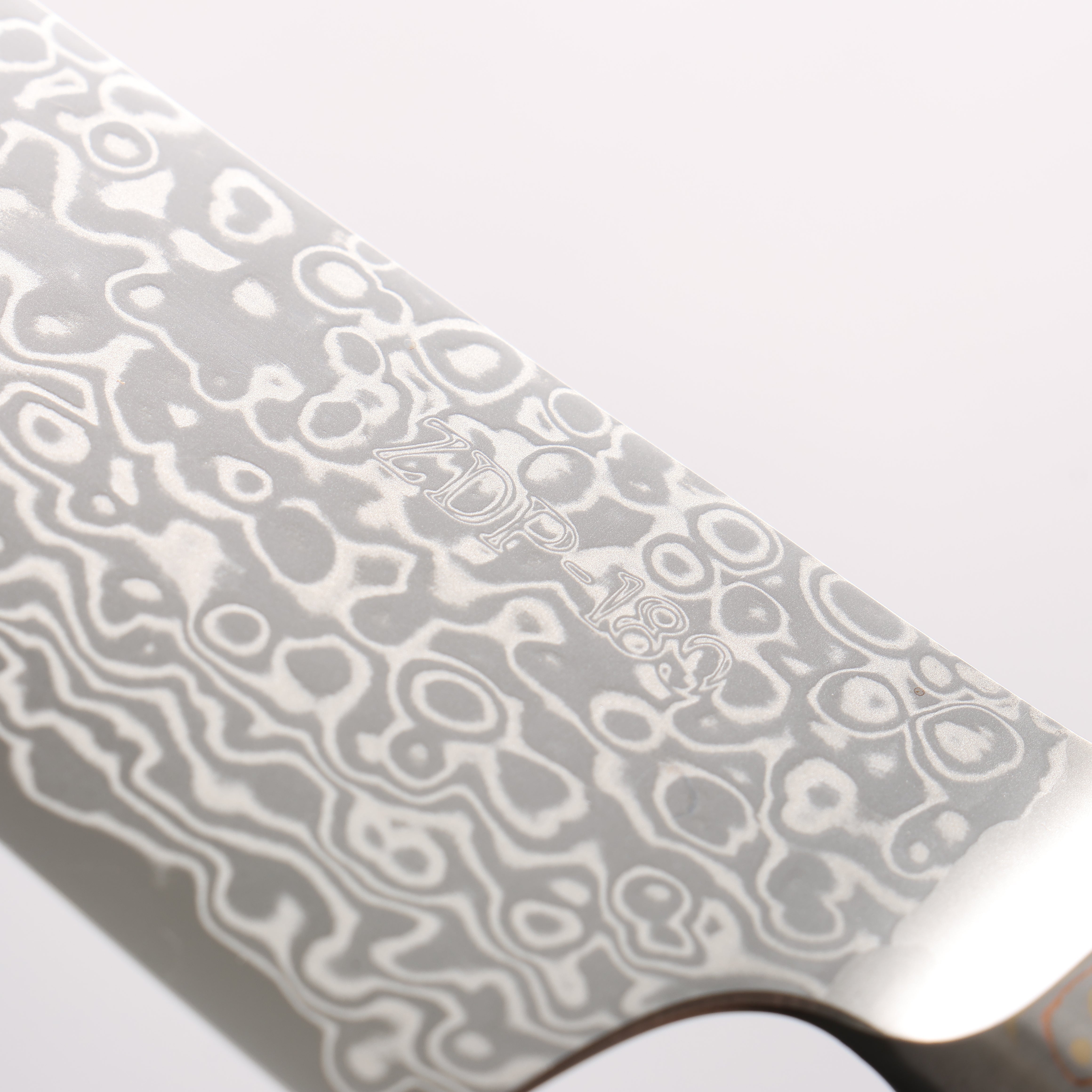 Kajin ZDP189 Damascus Migaki Finished Kiritsuke Santoku 165mm Abalone Inlay Handle - Seisuke Knife