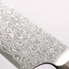 Kajin ZDP189 Damascus Migaki Finished Kiritsuke Santoku 165mm Abalone Inlay Handle - Seisuke Knife - Slide 4