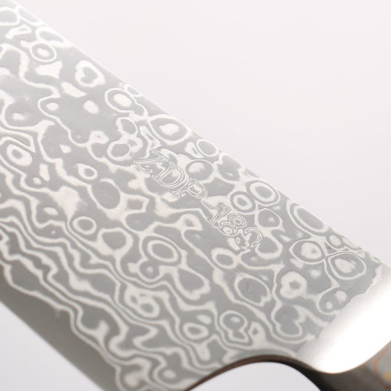 Kajin ZDP189 Damascus Migaki Finished Kiritsuke Santoku 165mm Abalone Inlay Handle - Seisuke Knife