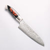 Kajin ZDP189 Damascus Migaki Finished Santoku 165mm Abalone Inlay Handle - Seisuke Knife - Slide 1