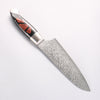 Kajin ZDP189 Damascus Migaki Finished Santoku 165mm Abalone Inlay Handle - Seisuke Knife - Slide 2