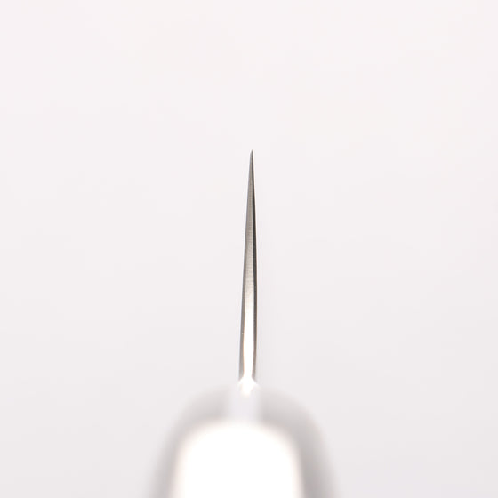 Kajin ZDP189 Damascus Migaki Finished Santoku 165mm Abalone Inlay Handle - Seisuke Knife