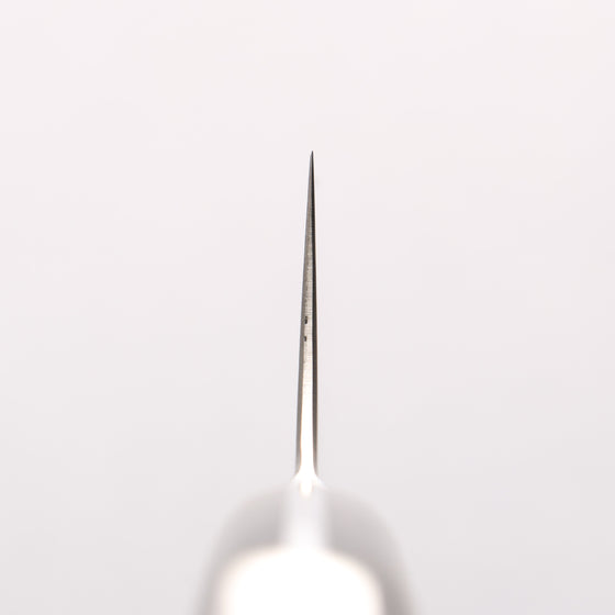 Kajin ZDP189 Damascus Migaki Finished Kiritsuke Gyuto 210mm Chinese Quince Burl Inlay Handle - Seisuke Knife