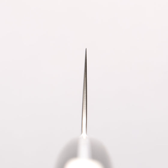 Kajin ZDP189 Damascus Migaki Finished Gyuto 210mm Chinese Quince Burl Inlay Handle - Seisuke Knife