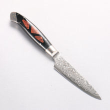  Kajin ZDP189 Damascus Migaki Finished Petty-Utility 95mm Chinese Quince Burl Inlay Handle - Seisuke Knife