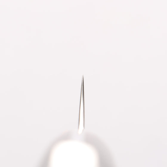 Kajin ZDP189 Damascus Migaki Finished Petty-Utility 95mm Chinese Quince Burl Inlay Handle - Seisuke Knife