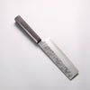 Seisuke Silver Steel No.3 Nashiji Nakiri 165mm Ebony Wood Handle - Seisuke Knife - Slide 2