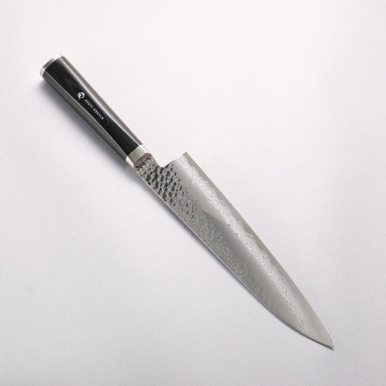 Ryusen Tanganryu VG10 67 Layer Damascus Gyuto 210mm Black Micarta Handle - Seisuke Knife