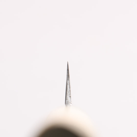 Shigeki Tanaka Blue Steel No.2 Damascus Petty-Utility 120mm Magnolia (Ferrule: Water Buffalo Horn) Handle - Seisuke Knife