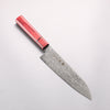 Higuchi SG2 Damascus Santoku 180mm Red Pakka wood Handle - Seisuke Knife - Slide 1