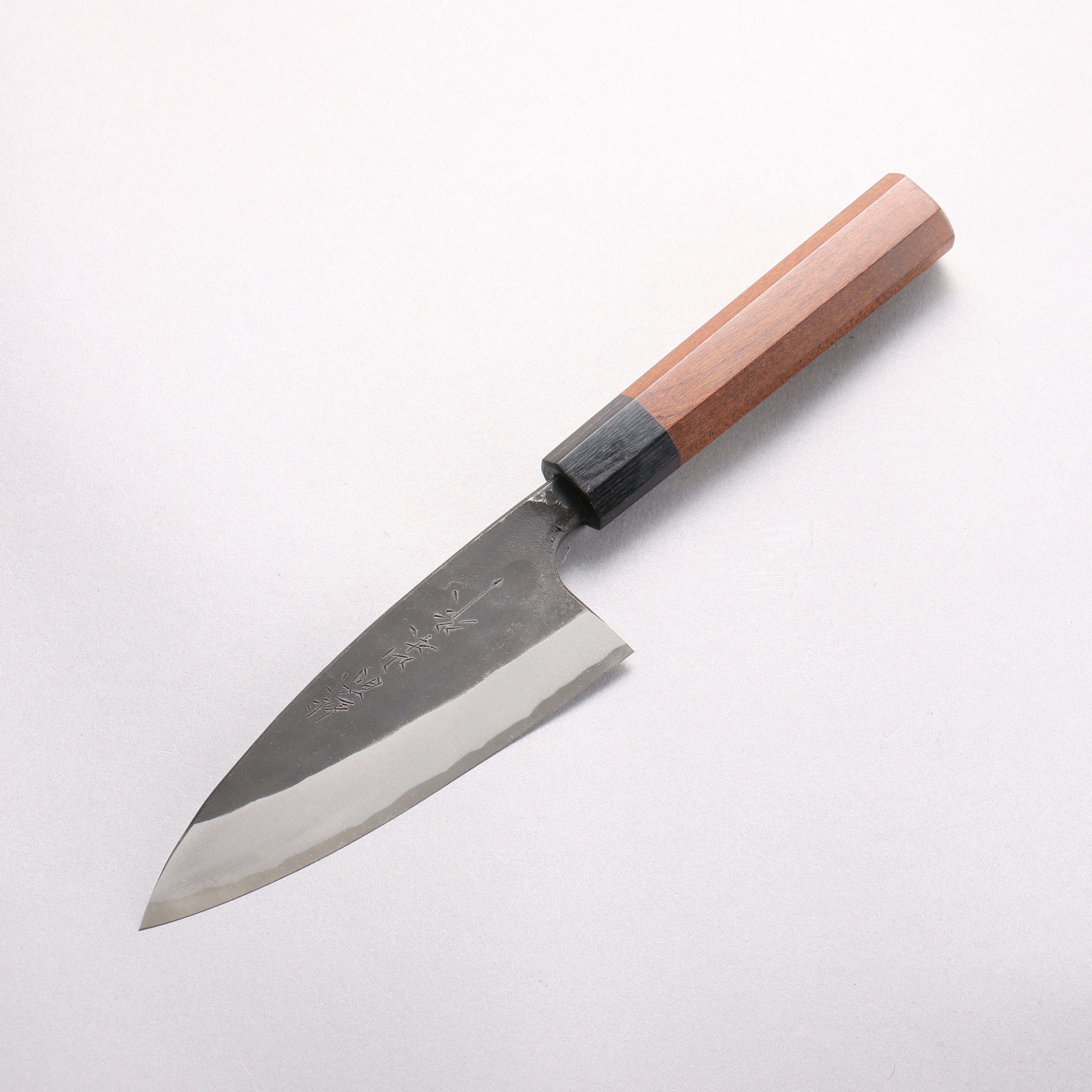 Nao Yamamoto White Steel No.2 Kurouchi Double-Bevel Deba 135mm Kebony