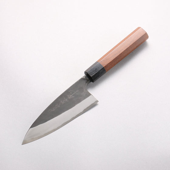 Nao Yamamoto White Steel No.2 Kurouchi Double-sided Deba 135mm Kebony Handle - Seisuke Knife