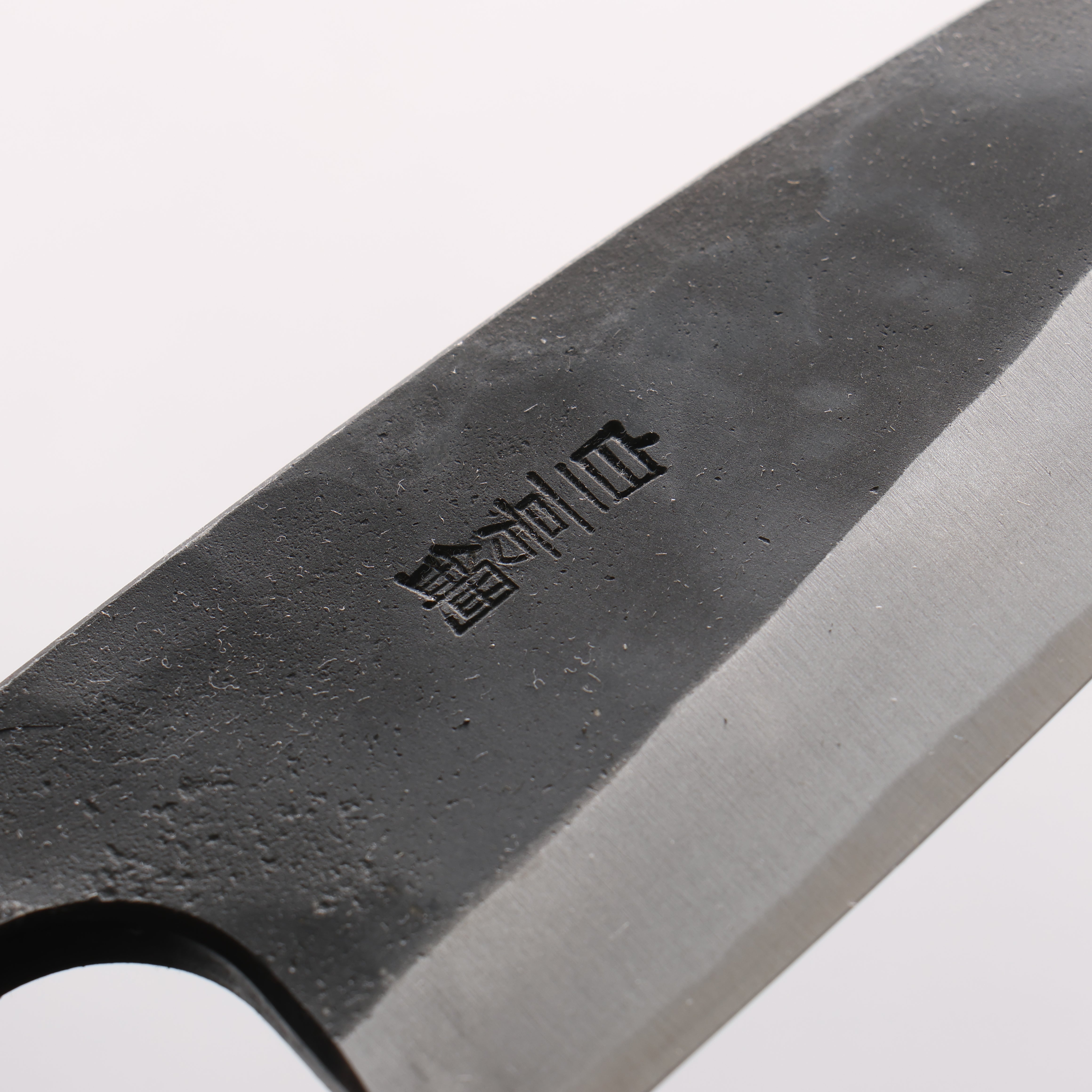 Nao Yamamoto White Steel No.2 Kurouchi Double-Bevel Deba 135mm Kebony Wood Handle - Seisuke Knife