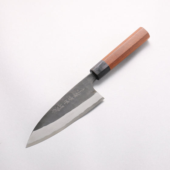 Nao Yamamoto White Steel No.2 Kurouchi Double-sided Deba 150mm Kebony Handle - Seisuke Knife