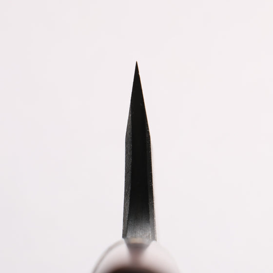 Nao Yamamoto White Steel No.2 Kurouchi Double-sided Deba 165mm Rosewood (Ferrule: Black Pakka Wood) Handle - Seisuke Knife