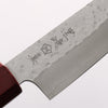 Makoto Kurosaki VG10 Hammered(Maru) Petty-Utility 135mm Rosewood (ferrule: Red Pakka wood) Handle - Seisuke Knife - Slide 3