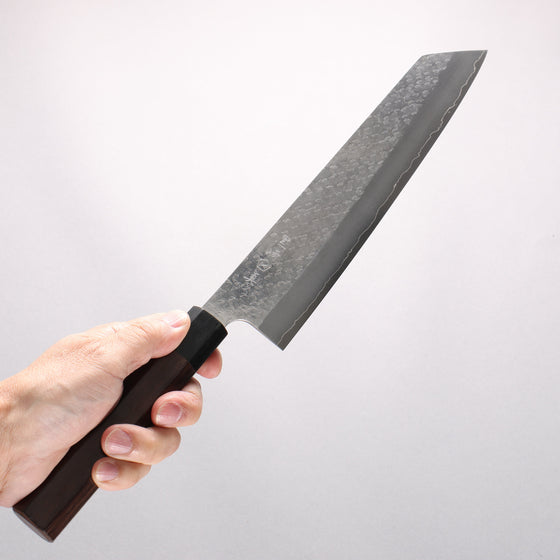 Makoto Kurosaki VG-XEOS Hammered Gyuto 240mm Rosewood (Ferrule: Black Pakka Wood) Handle - Seisuke Knife