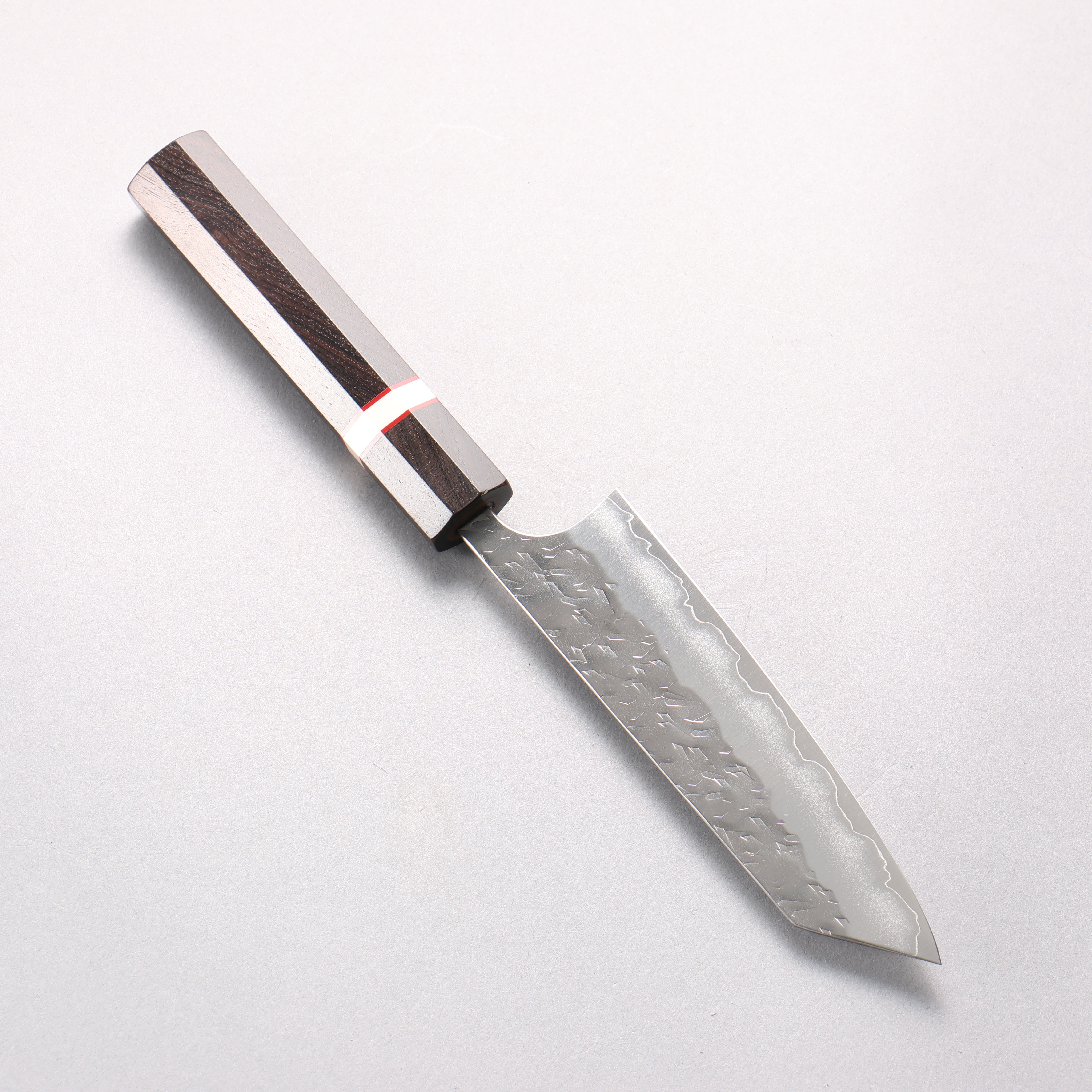 Yoshimi Kato Hyo SG2 Hammered Small Bunka 130mm Ebony Wood(With White Ring) Handle - Seisuke Knife