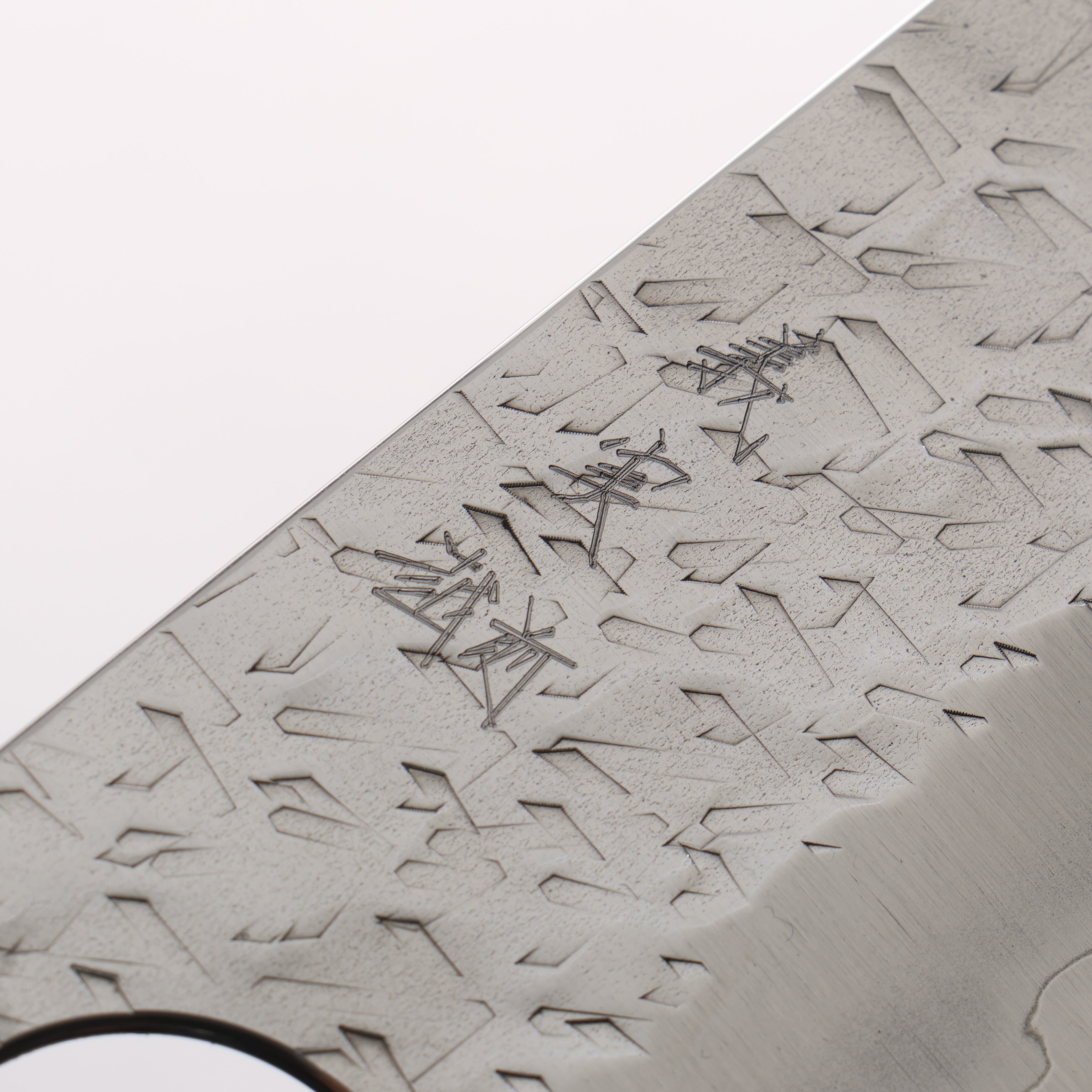 Yoshimi Kato Hyo SG2 Hammered Kiritsuke Gyuto 240mm Ebony (ferrule: Orange Resin) Handle - Seisuke Knife
