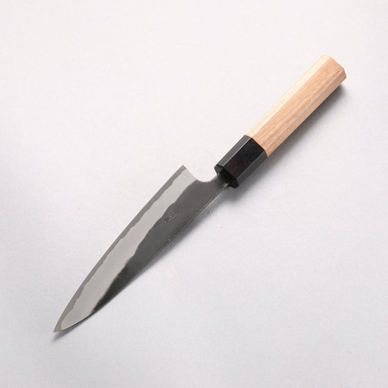 Nao Yamamoto Yasuki Blue Steel Kurouchi Petty-Utility 135mm Walnut Handle - Seisuke Knife