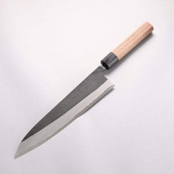 Nao Yamamoto Yasuki Blue Steel Kurouchi Gyuto 240mm Walnut Handle - Seisuke Knife