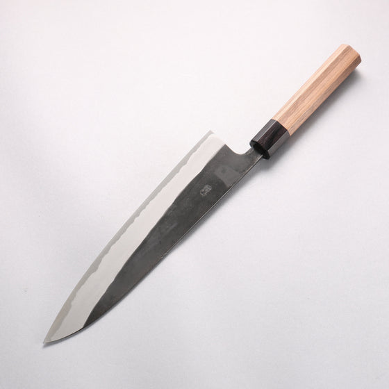 Nao Yamamoto Yasuki Blue Steel Kurouchi Gyuto 240mm Walnut Handle - Seisuke Knife