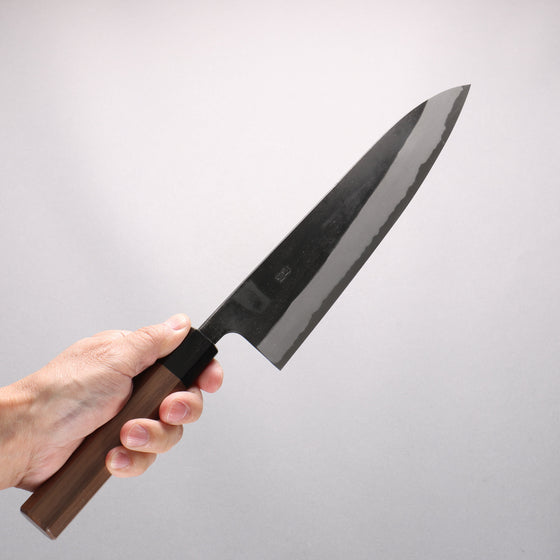 Nao Yamamoto Yasuki Blue Steel Kurouchi Gyuto 240mm Walnut Handle - Seisuke Knife