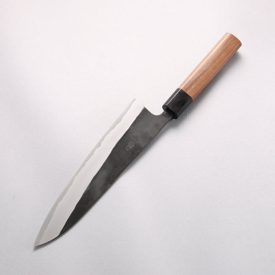 Nao Yamamoto Yasuki Blue Steel Kurouchi Gyuto 210mm Walnut Handle - Seisuke Knife