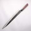 Nao Yamamoto White Steel No.1 Kurouchi Sujihiki 330mm Rosewood (Ferrule: Black Pakka Wood) Handle - Seisuke Knife - Slide 2