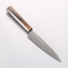  Kanetsune Ichizu VG10 Petty-Utility 135mm Brown Pakka wood Handle - Seisuke Knife